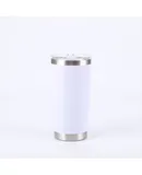 Stainless Steel Vacuum Insulated Tumbler w/MagSlider Lid Rambler -20 oz (White)
