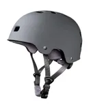 Skateboard Helmet Premium Protection Multi-Sport Bike, BMX, Skating, Scooter, and Skate Helmet-Gray（M）
