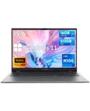 CHUWI 2023 GemiBook Plus Laptop 15.6'', 512GB SSD 16GB LPDDR5, 12th Gen Intel N100(Up to 3.4GHz), Windows 11 Laptops Computer, IPS FHD 1920*1080, HDMI, WiFi 6, BT5.2, USB 3.0, Webcam（New）