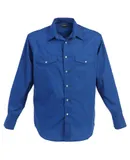 Gioberti Men’s Solid Long Sleeve Western Shirt with Pearl Snap-on Buttons