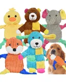 5Pcs Squeaky Dog Toys, Large Dog Toys, Crinkle Dog Toys for Large Medium and Small Dogs, Puppy Dog Toys to Keep Them Busy Great Value Dog Toy Bundle