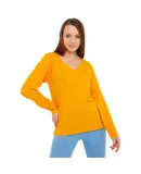 Long Sleeve V-Neck Shirts for Women & Girls - Colorful Pima Cotton