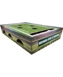 NCAA Michigan State Spartans Cat Scratcher Box, Game Day Cat Toy, NCAA Football Field Designed Cat Scratcher and Lounge, Stimulating Cat Game, MS-5028