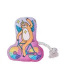 Slow Biker Magical Plush Toy With crinkle Paper And  Squeakers