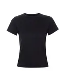 Frame Women's Fitted Crew Tee, Black