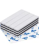 16 Pack Bar Magnets, Powerful Neodymium Bar Magnets, Rare Earth Magnet Bar, Strong Magnets Bar with Double Sided Adhesive - 60 x 10 x 3 mm