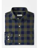 Peter Millar Thorp Cotton Sport Shirt In Juniper