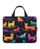 Cat, Note Laptop Bag Women Man 10 12 13 15 17 Inch Office Notebook Travel Computer Handbag Waterproof Bag Notebook Cover