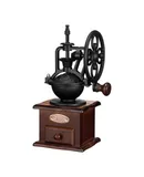 Manual Coffee Grinder,IMAVO Vintage Style 【Great Gift】 Wooden Coffee Grinder Roller Grain Mill Hand Crank Coffee Grinders - Classic