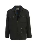 Gioberti Men's 100% Cotton Casual Outerwear Twill Multi Pocket Cargo Shirt Jacket