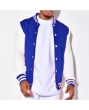 Men's Fashion Varsity Jacket Causal Slim Fit Cotton Letterman Baseball Bomber Jackets