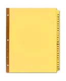 Avery 11306 Preprinted Laminated Tab Dividers w/Gold Reinforced Binding Edge, 25-Tab, Letter