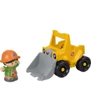 Fisher-Price Little People Bulldozer, Toy Vehicle and Figure Set