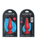 Forto F-21 Tear Drop Sili Plug Sml Red