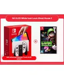 Nintendo Switch OLED switch NS battery life handheld OLED console 64G+Haunted House 3   Nintendo Switch Game-OLED console 64G+Haunted House 3
