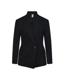 SPANX Women's Ponte Perfect Asymmetric Tailored Blazer, Classic Black