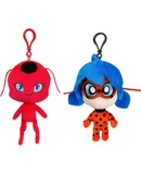 Miraculous Ladybug & Tikki Plush Clip-On Toys Backpack Charm 6" Characters Collectibles PMI International