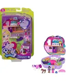 Polly Pocket Jumpin? Style Pony Compact with Horse Show Theme, Micro Polly Doll & Friend