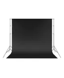 NEEWER 6x9 feet/1.8x2.8m Photo Studio 100% Pure Polyester Collapsible Backdrop Background for Photography, Video and Television (Backdrop Only) - Black