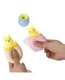4 Piece Honey Jar (Bee, Bear) Squeeze Toy Miniature Novelty Toy That Can Be Used As A Gift, Colorful Soft Toy That Heals Mood, Relieves Sensory Stress, Relieves Anxiety, Attention Deficit Hyperactivity Disorder
