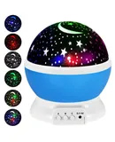 Fantasy Star Light Projector Romantic Star Full spherical atmosphere led rotating children's night light Christmas