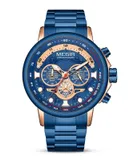 Men's Quartz Watch, Stainless Steel Strap Watch, Waterproof Luminous Calendar Multifunctional Business Watch