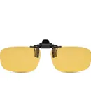 Polarized Clip-on Flip Up Metal Clip Rimless Sunglasses for Prescription Glasses