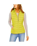 New Michael Michael Kors Women's Limeade Bright Yellow Down Puffer Vest Outerwear