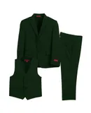 Gioberti Kids and Boys Formal 3-Piece Suit, Jacket, Vest, and Dress Pants Suit Set