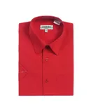 Gioberti Men's Short Sleeve Solid Dress Shirt