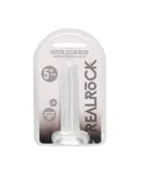RealRock CC 5in Straight Dildo WSuct Clr