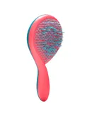The Girlie Detangle Brush Thick and Curly Hair - Turquoise-Pink by Michel Mercier for Women- 1 Pc Hair Brush