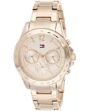 Reloj Tommy Hilfiger Mujer | Coleccion Haven | Modelo 1782197 | Caja Redonda | Ø 38mm Acero inoxidable | Cierre Desplegable | Movimiento Cuarzo | Dial Rosa | Cristal Mineral | Correa Acero inoxidable Rose gold | 30m / 3 ATM | Línea Lujo