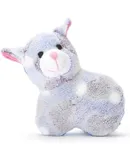 Silly Squad Cute Cuddly Dog Toys Fun Heart Embossed Squeaky Animals Soft Plush (Lamb)