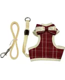 Special I-shaped cat leash, anti-running rabbit and dog leash, adjustable pet supplies, XS size suitable for pets under 3KG