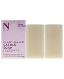 Castile Bar Soap - Lavender by Dr. Natural for Unisex - 2 x 8 oz Soap