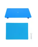 Resin Leveling Board for Epoxy Resin and Paint Adjustable Height and Angle Multipurpose Adjustable Self-Leveling Table with Silicone Mat Suit for DIY Art Supplies Acrylic Pouring Art and Crafts