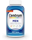 Centrum Multivitamínico para Hombres, Suplemento Multivitamínico/Multimineral con Vitamina D3, Vitaminas B y Antioxidantes, Libre de Gluten, Ingredientes No OGM - 200 Unidades - Style: New, Size: 200 Count (Pack of 1)
