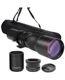 500mm/1000mm f/8 Manual Super Telephoto Lens for Canon EOS M50 M50 II M100 M200 M6 M6 II M7 M7II