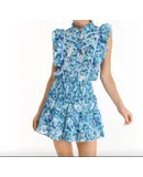 Allison New York Naomi Mini Skirt In Floral Haze