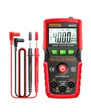 ANENG M107 Smart Digital Multimeter 4000 Counts NCV Universal Meter Handheld Multifunctional Tester Voltmeter Ammeter with Backlight Flashlight AC/DC Voltage & Current Resistance Measurement Zero