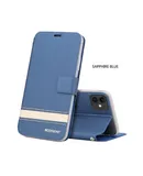 Flip-top phone case for iPhone 12 Blue