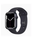 Apple Watch Series 7 (GPS, 45mm) Midnight Aluminum Case with Midnight Sport Band, Regular (Renewed)