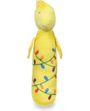 Woodstock Holiday Bobo Body Large Dog Toy | Plush Woodstock Tangled Holiday Lights Christmas Squeaky Dog Chew Toy | Plush Dog Toy for Large Dogs, 20