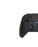 Wireless controller compatible with PS4/Pro/Slim with Hall joystick/trigger, gamepad joystick with paddles, RGB light, 3.5mm headphone jack, motion sensing 2022 new black + wireless connectivity