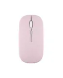 Bluetooth Wireless Keyboard and Mouse Combo,Ultra-Slim Ergonomic Small Rechargeable Bluetooth Keyboard Mouse Set for Apple iPad iPhone Samsung Tablet Phone Android PC Computer Mac Smartphone-pink  single Bluetooth mouse battery
