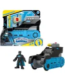 Fisher-Price Imaginext DC Super Friends Bat-Tech Tank, push-along vehicle with Batman figure