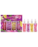 Body Mist Set by So…? for Women - 4 Pc 1.7oz Body Mist - Pink Grapefruit, 1.7oz Body Mist - Sweet Pea, 1.7oz Body Mist - Vanilla, 1.7oz Body Mist - Candy Floss