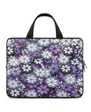 Grunge Graphic Flower Pattern Laptop Bag Women Man 10 12 13 15 17 Inch Office Notebook Travel Computer Handbag Waterproof Bag Notebook Cover