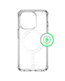 Itskins - Hybrid_r Clear Magsafe Case For Apple Iphone 15 Pro Max - Transparent